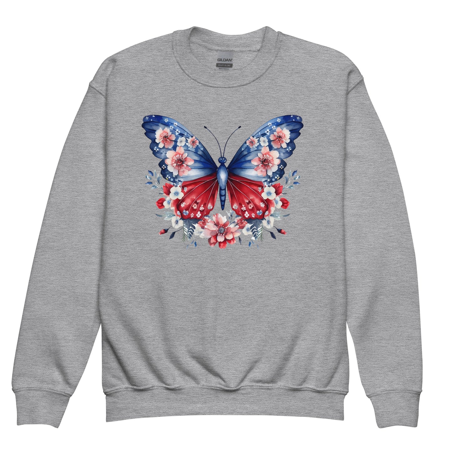 Patriotic Kids Sweatshirt "Butterfly" H300014