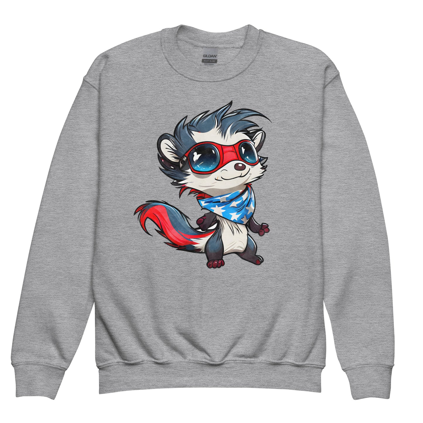 Patriotic Kids Sweatshirt "Weasel" H300037