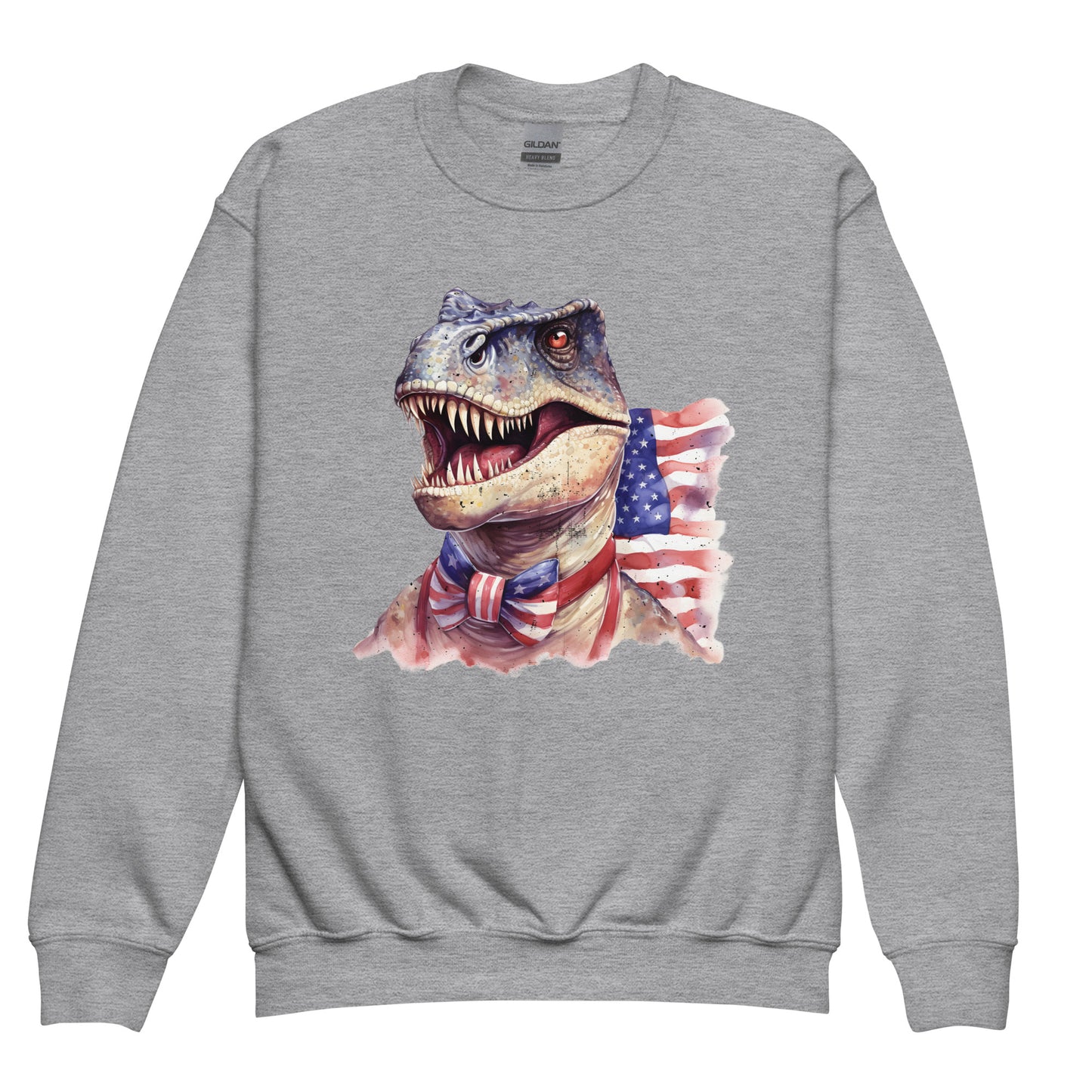 Patriotic Kids Sweatshirt "T-Rex" H300041