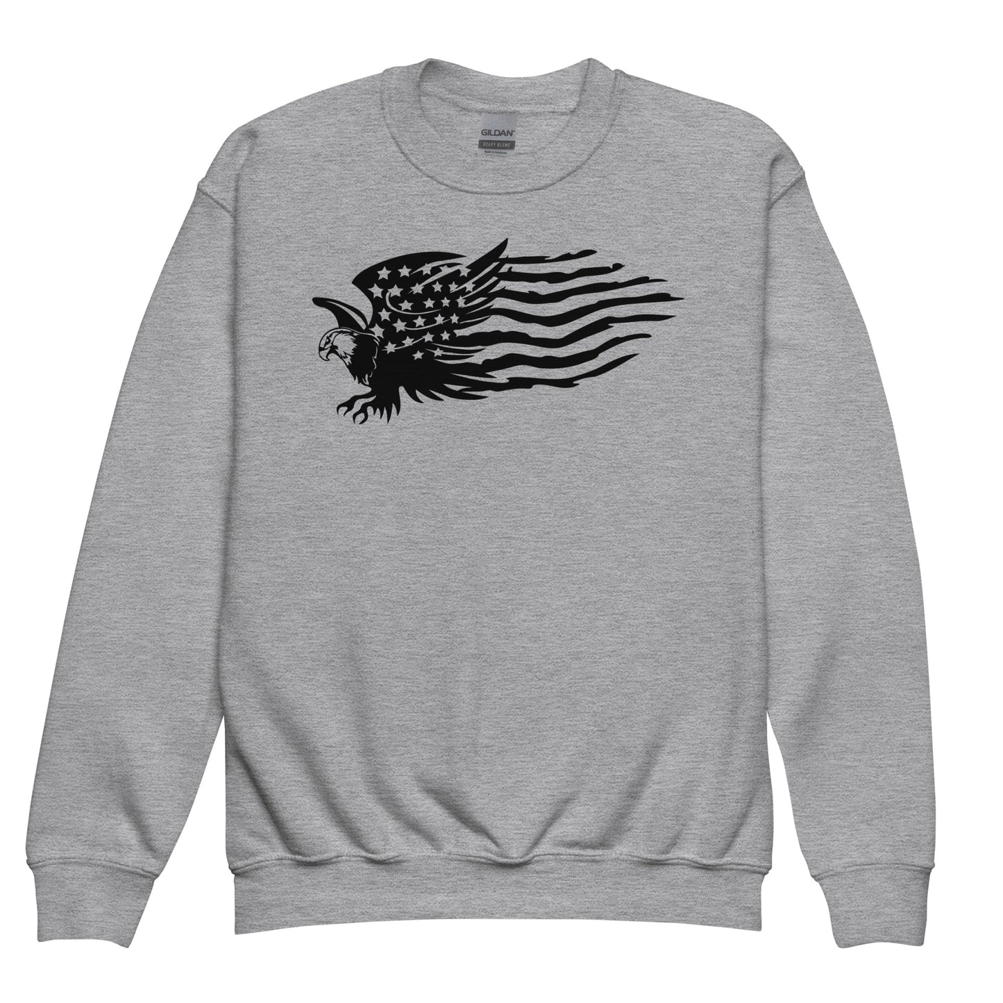 Patriotic Kids Sweatshirt "Eagle Flag" H300042