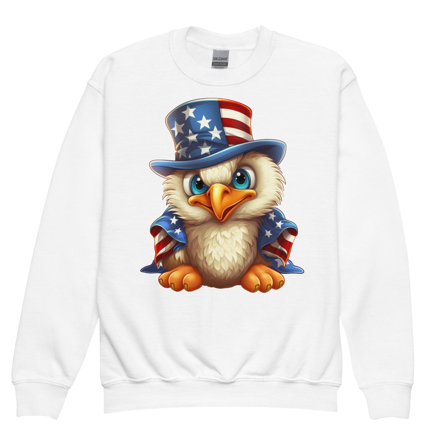 Patriotic Kids Sweatshirt "Serious Eagle" H300010