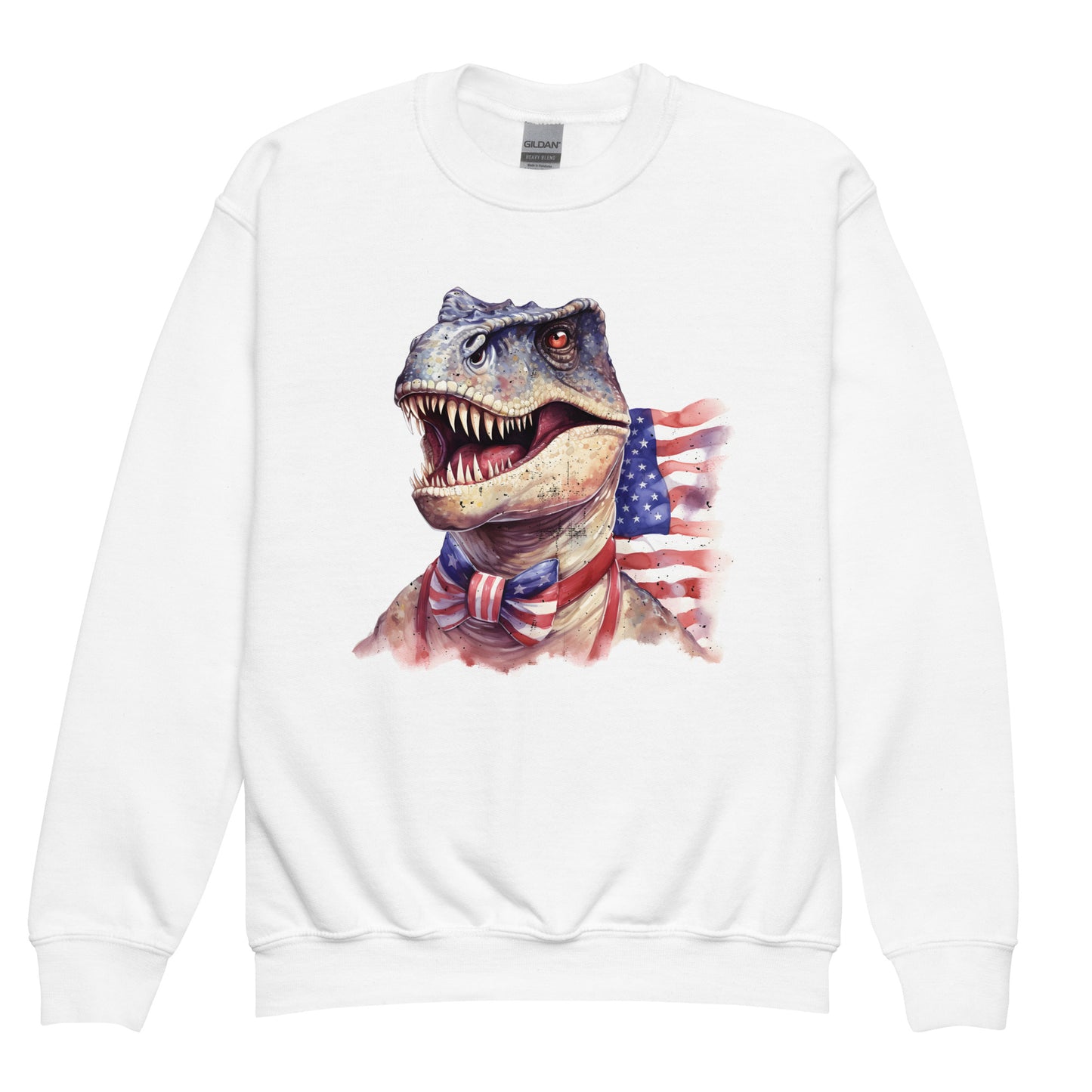 Patriotic Kids Sweatshirt "T-Rex" H300041