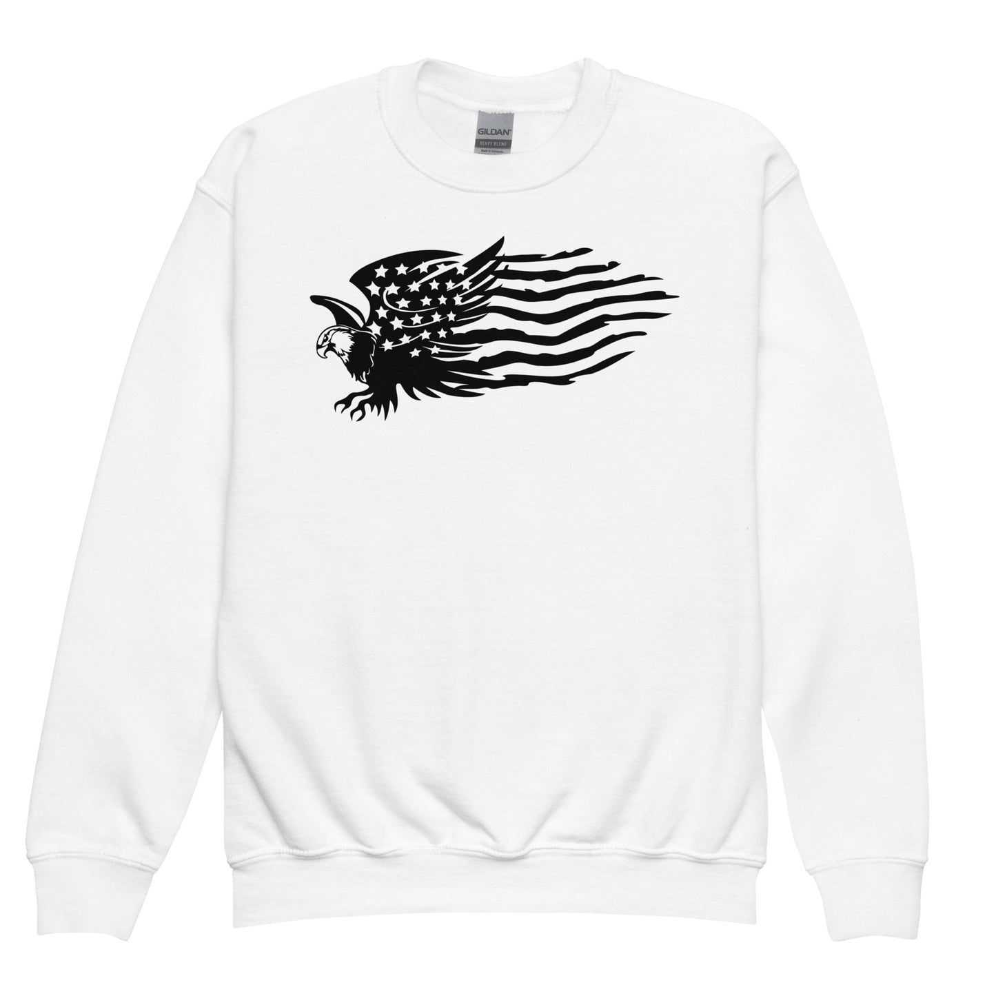 Patriotic Kids Sweatshirt "Eagle Flag" H300042