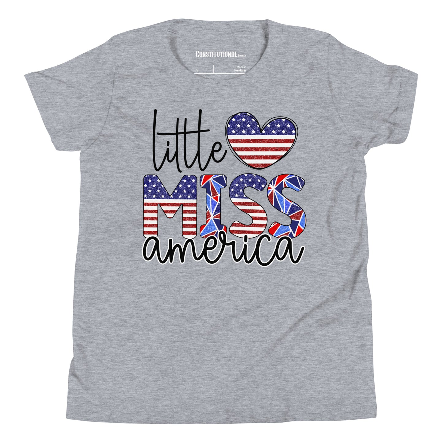 Patriotic T-Shirt for Kids "little Miss America" TS320007