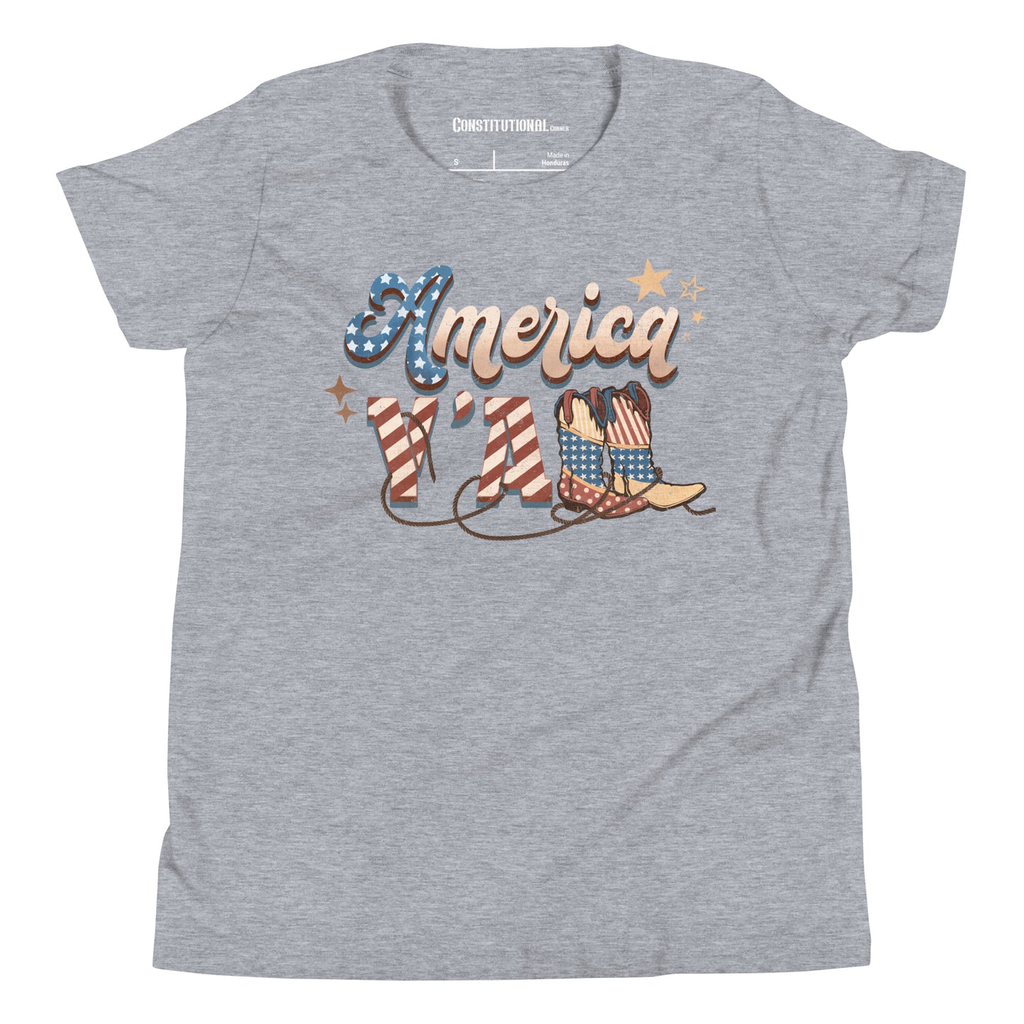 Patriotic T-Shirt for Kids "America Y'all" TS320014