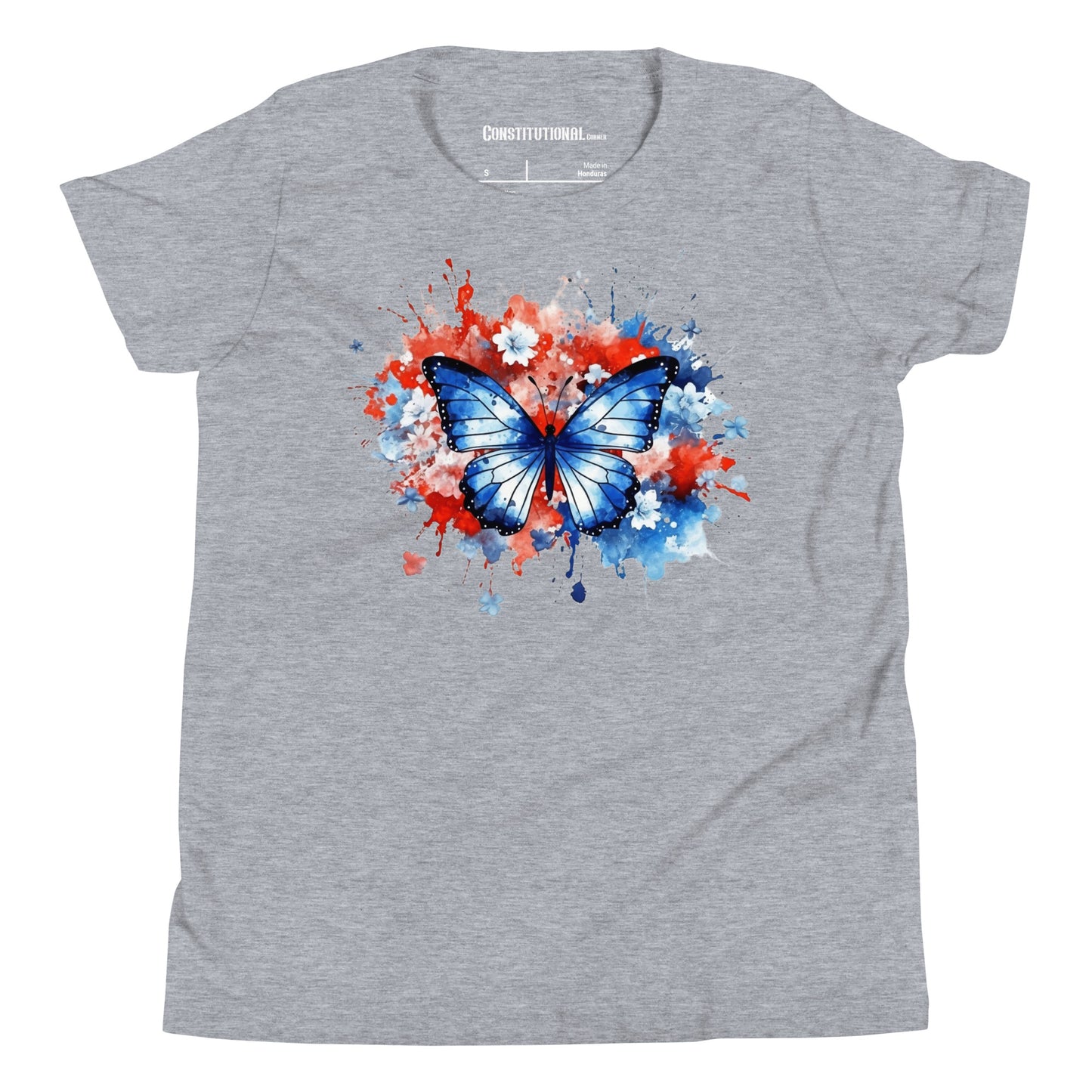 Patriotic T-Shirt for Kids "Floral Butterfly" TS320017