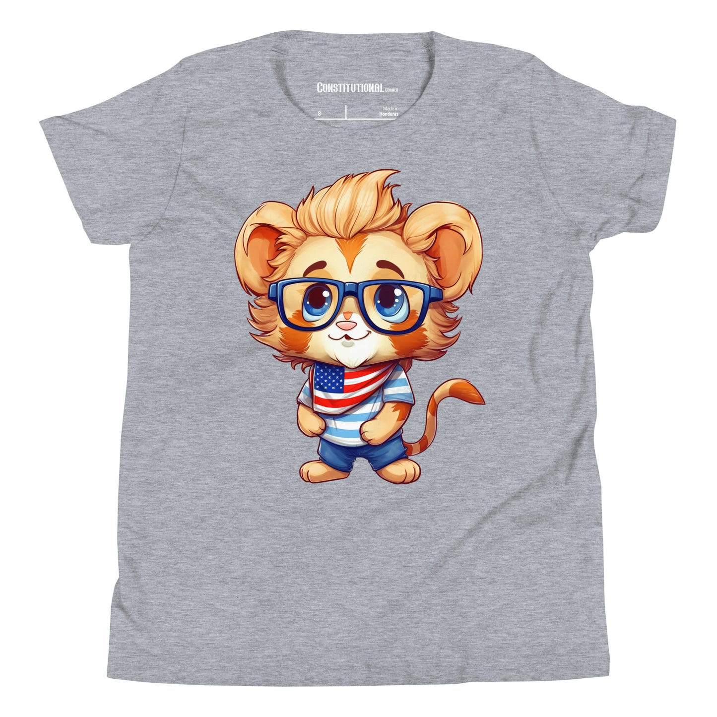 Patriotic T-Shirt for Kids "Cute Lion" TS320019