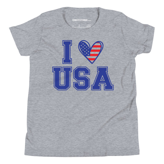 Patriotic T-Shirt for Kids "I Love America" TS320024