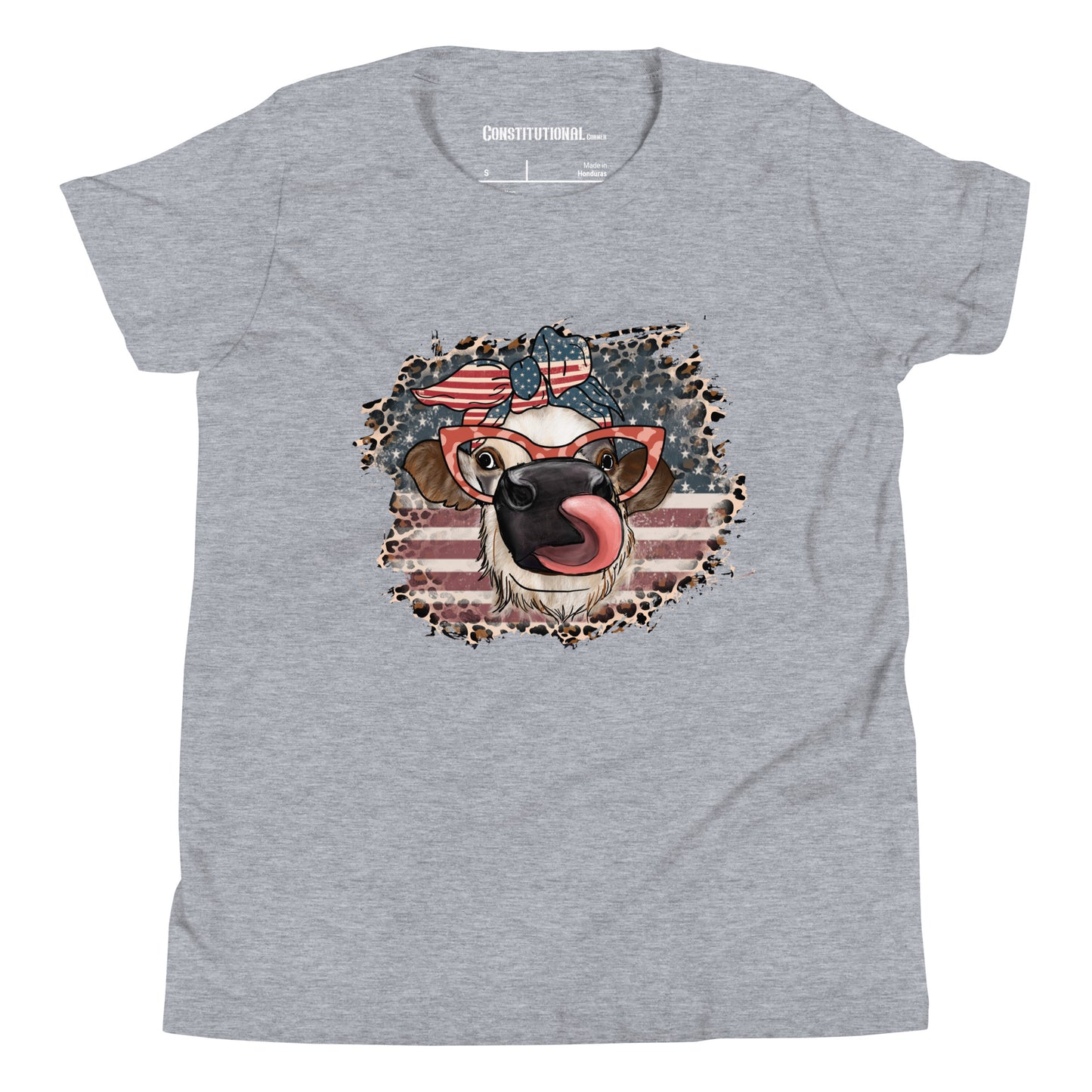 Patriotic T-Shirt for Kids "Funny Cow" TS320028