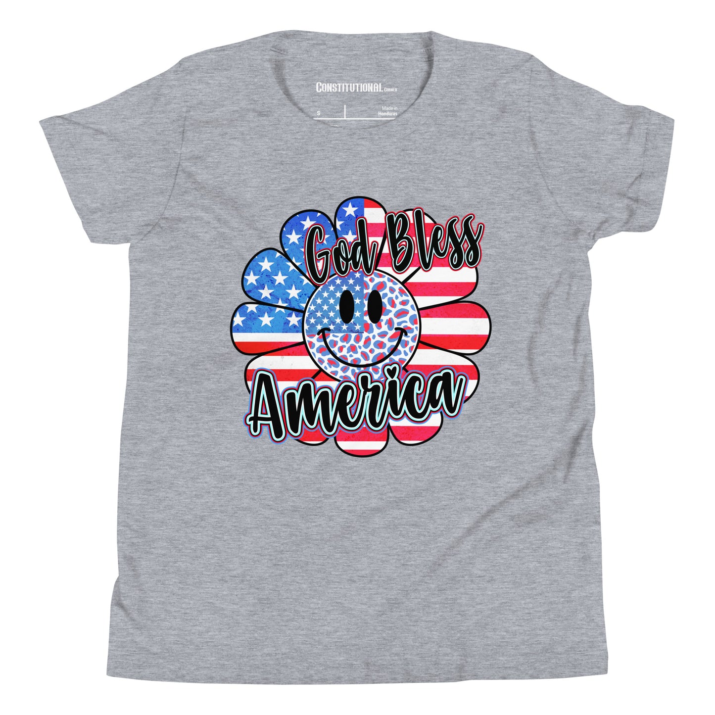 Patriotic T-Shirt for Kids "God Bless America" TS320032