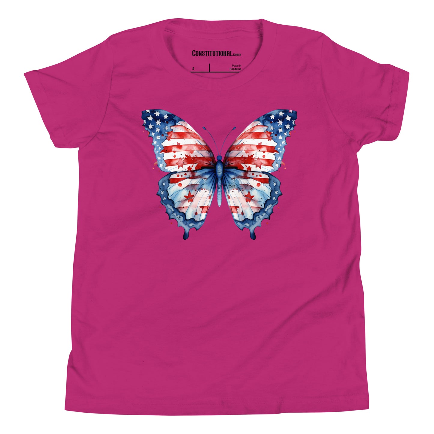 Patriotic T-Shirt for Kids "American Butterfly" TS320021