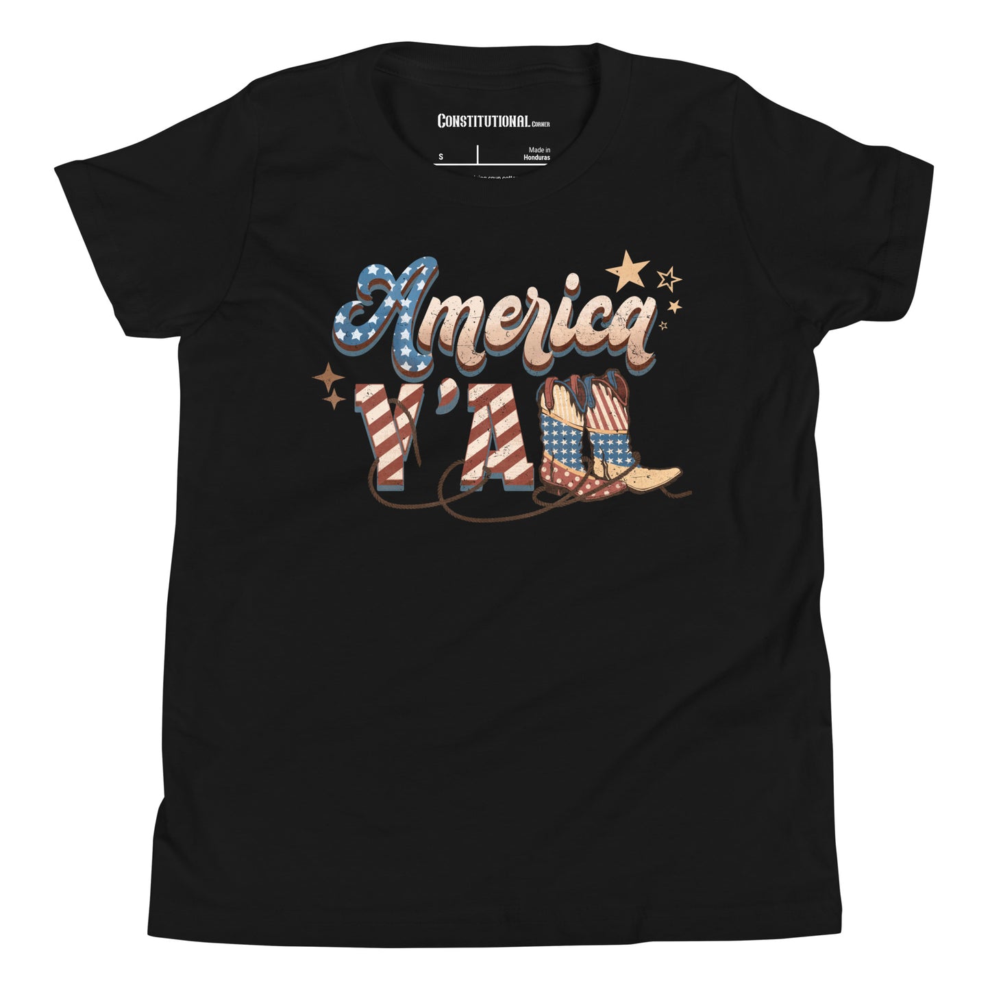 Patriotic T-Shirt for Kids "America Y'all" TS320014