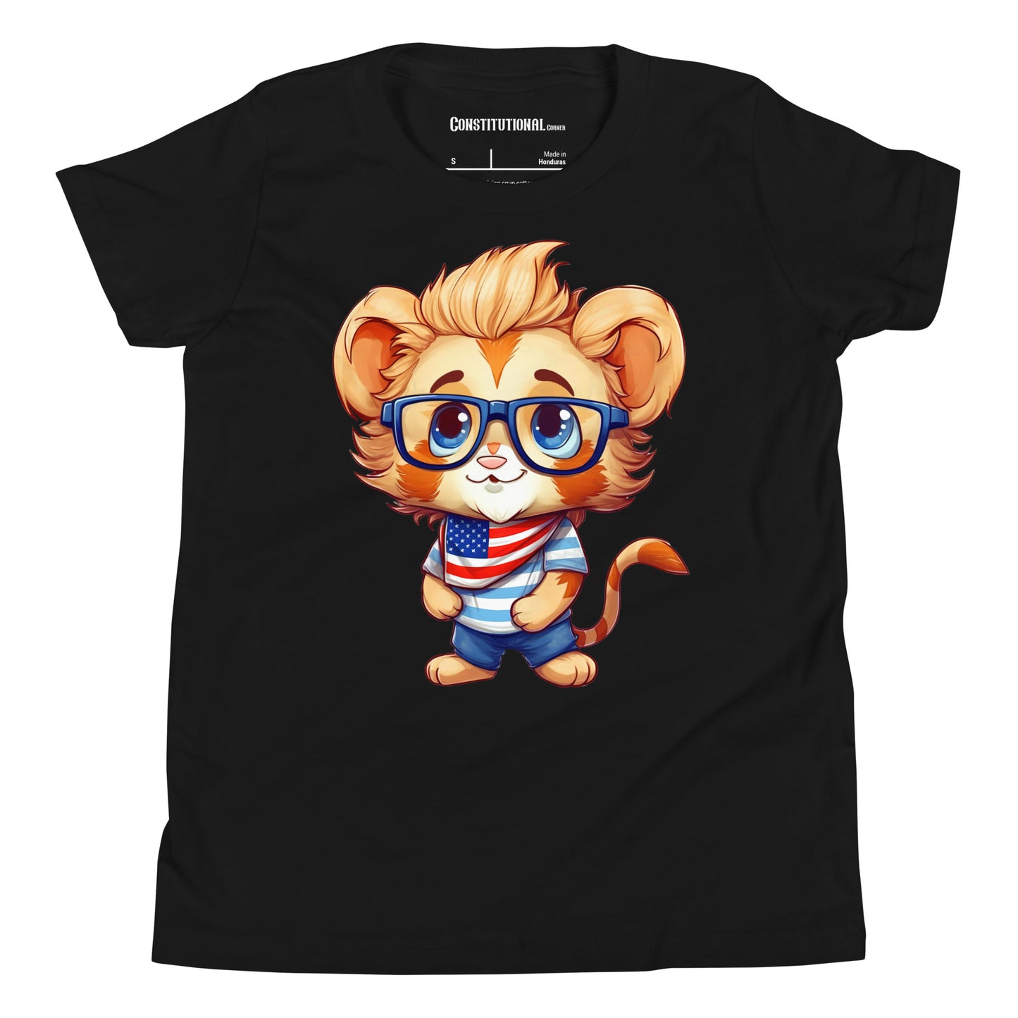 Patriotic T-Shirt for Kids "Cute Lion" TS320019