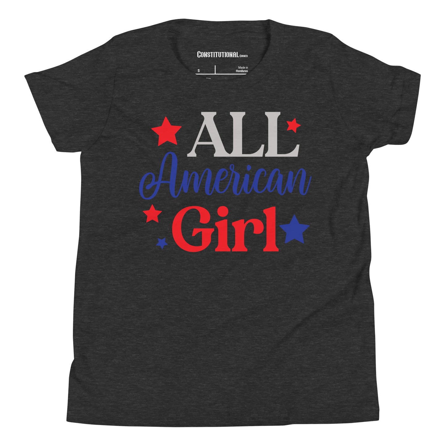 Patriotic T-Shirt for Kids "All American Girl" TS320003