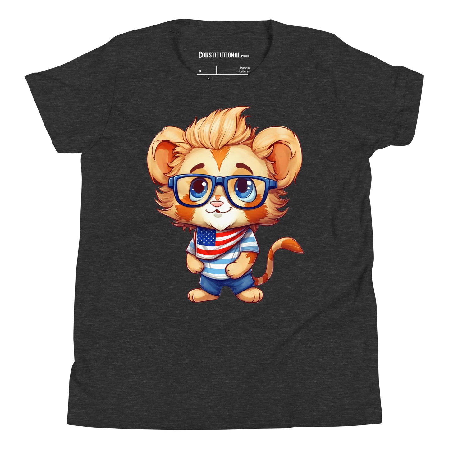 Patriotic T-Shirt for Kids "Cute Lion" TS320019