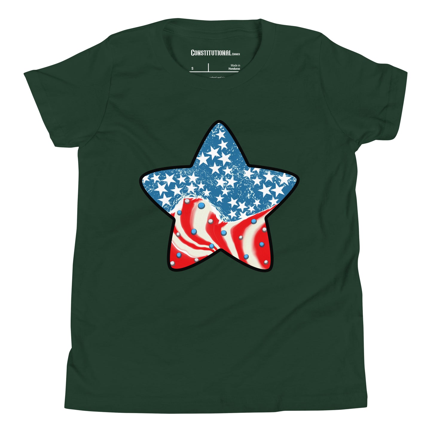 Patriotic T-Shirt for Kids "American Star" TS320030