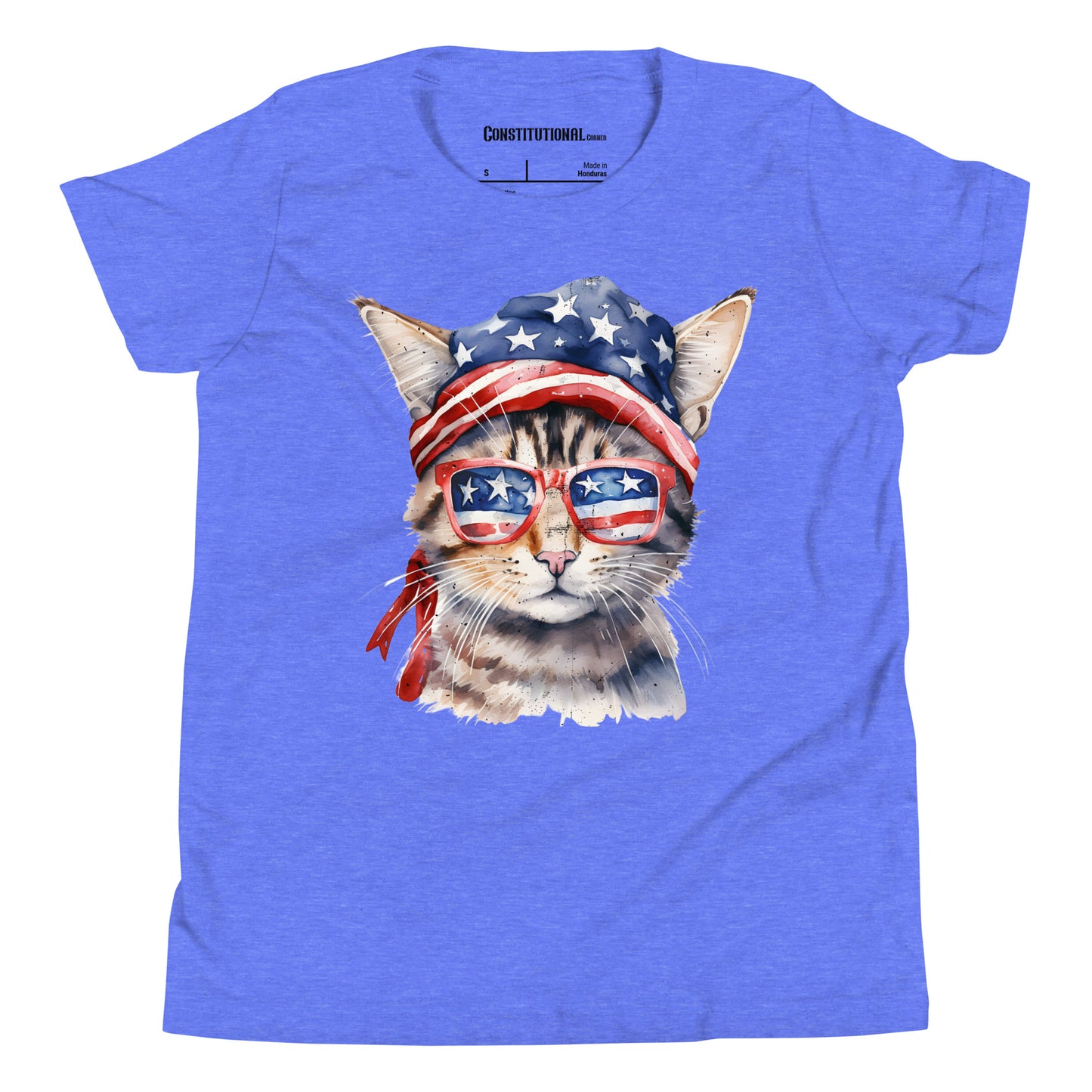 Patriotic T-Shirt for Kids "American Cat" TS320006