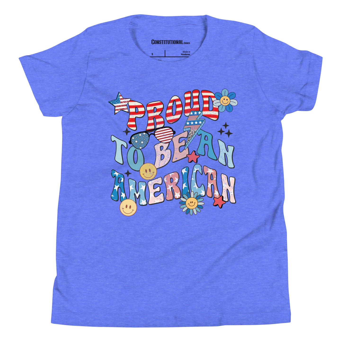 Patriotic T-Shirt for Kids "Proud to be an American" TS320009