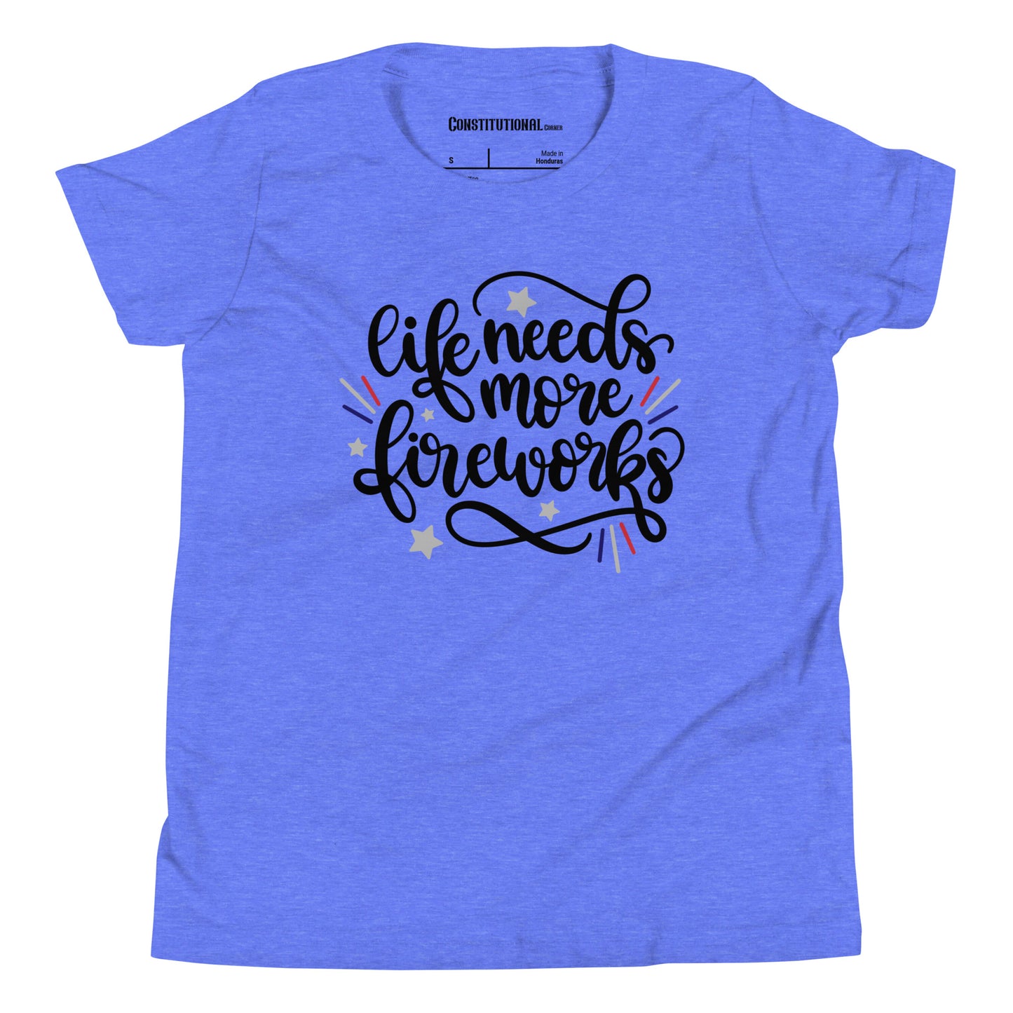 Patriotic T-Shirt for Kids "life needs more fireworks" TS320005