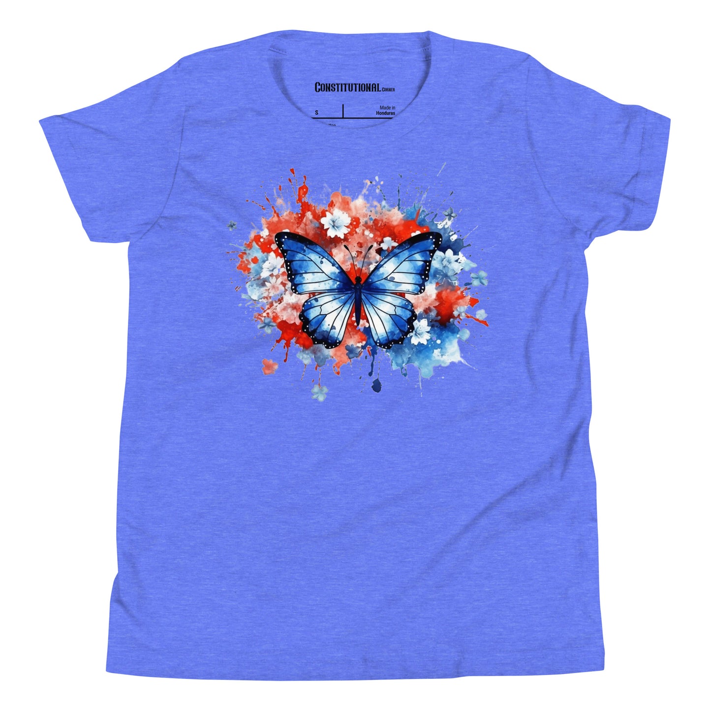 Patriotic T-Shirt for Kids "Floral Butterfly" TS320017