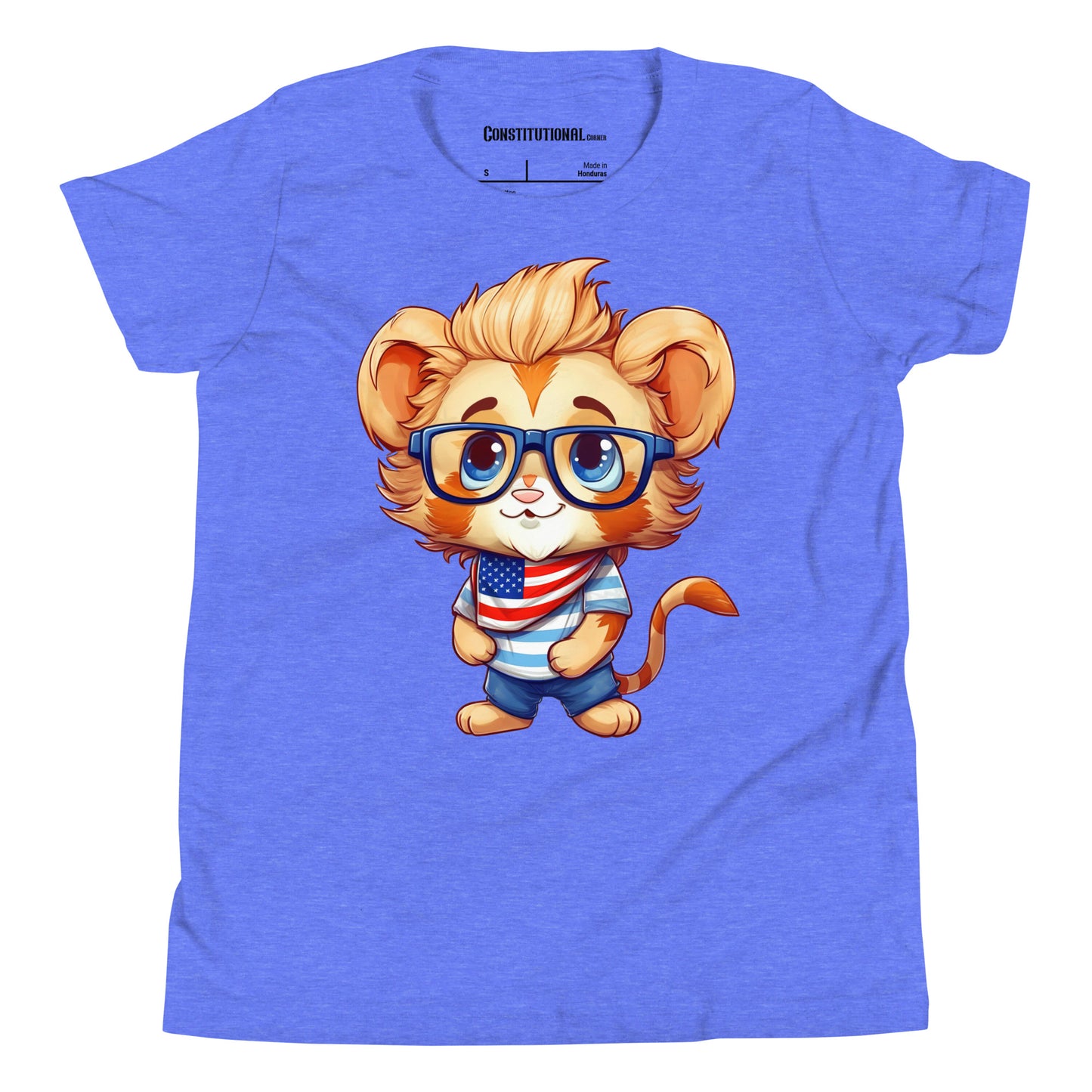 Patriotic T-Shirt for Kids "Cute Lion" TS320019