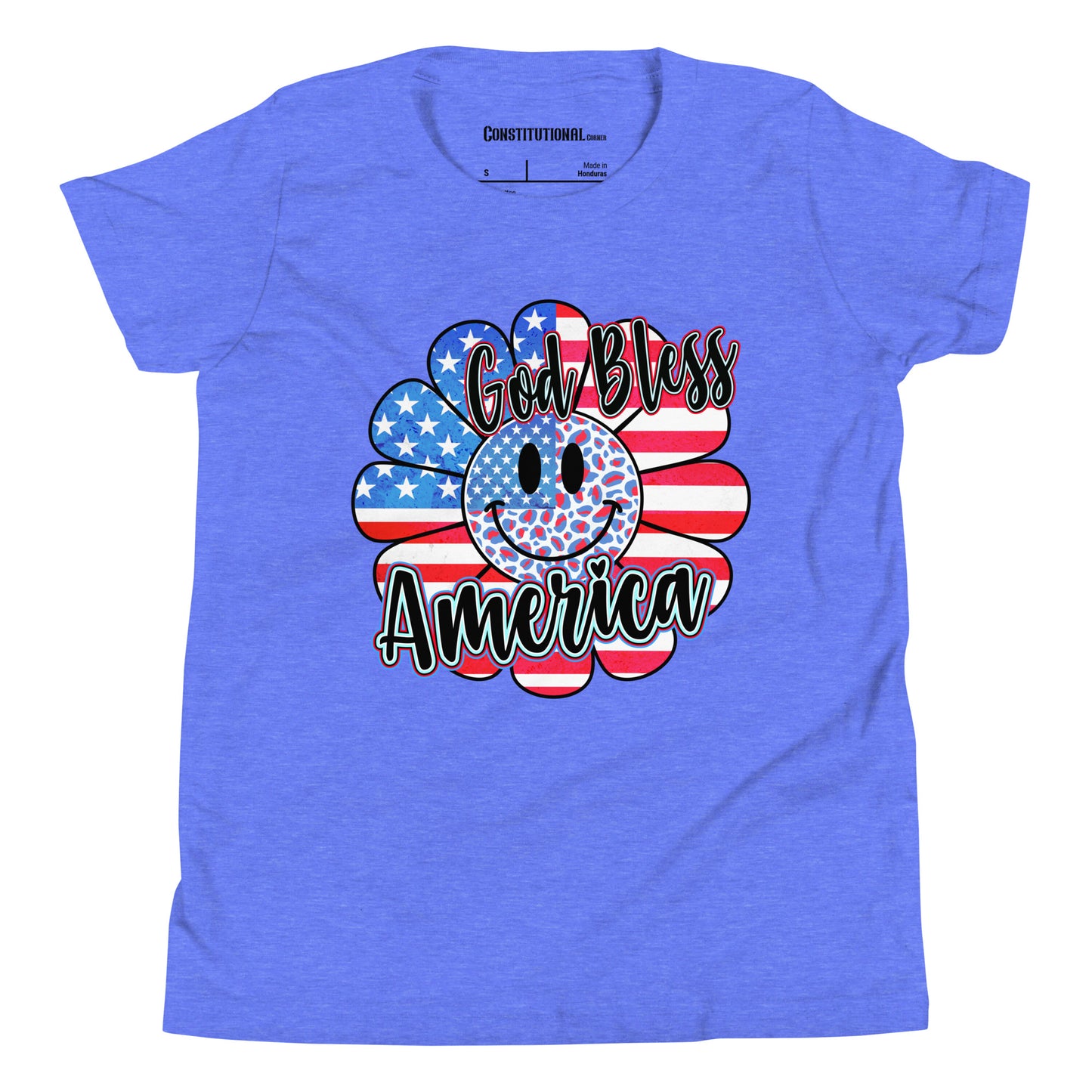 Patriotic T-Shirt for Kids "God Bless America" TS320032