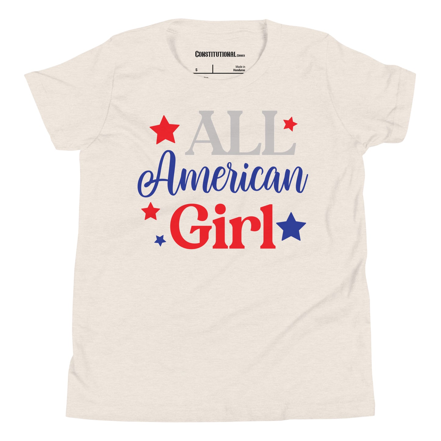 Patriotic T-Shirt for Kids "All American Girl" TS320003