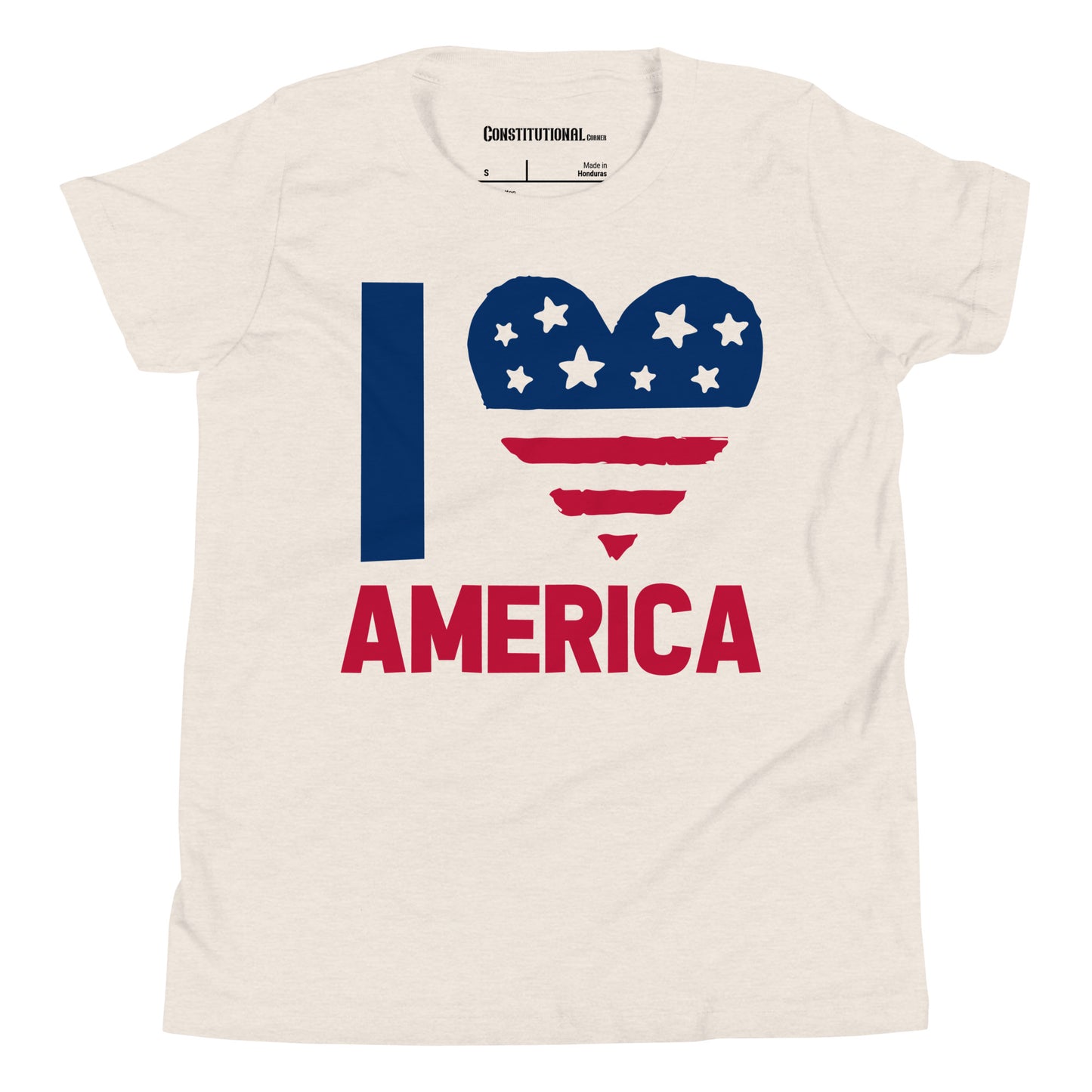 Patriotic T-Shirt for Kids "I Love America" TS320013