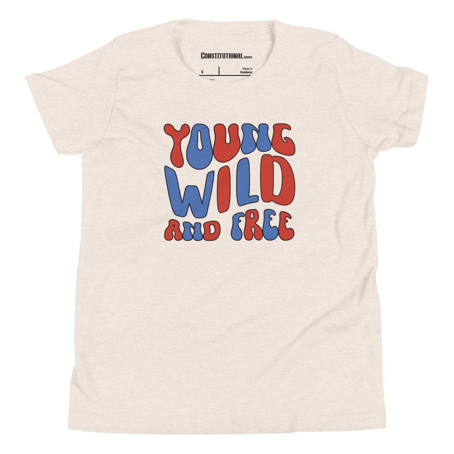 Patriotic T-Shirt for Kids "Young Wild and Free" TS320018