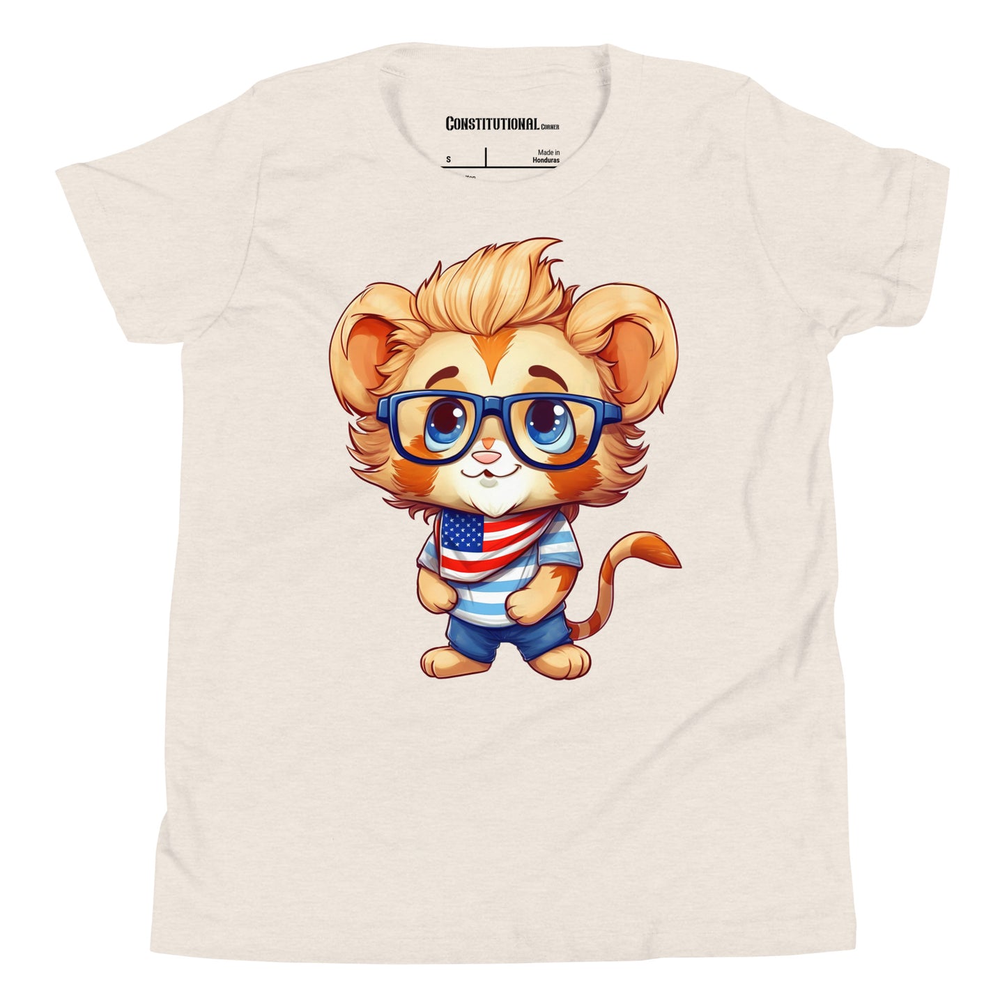 Patriotic T-Shirt for Kids "Cute Lion" TS320019