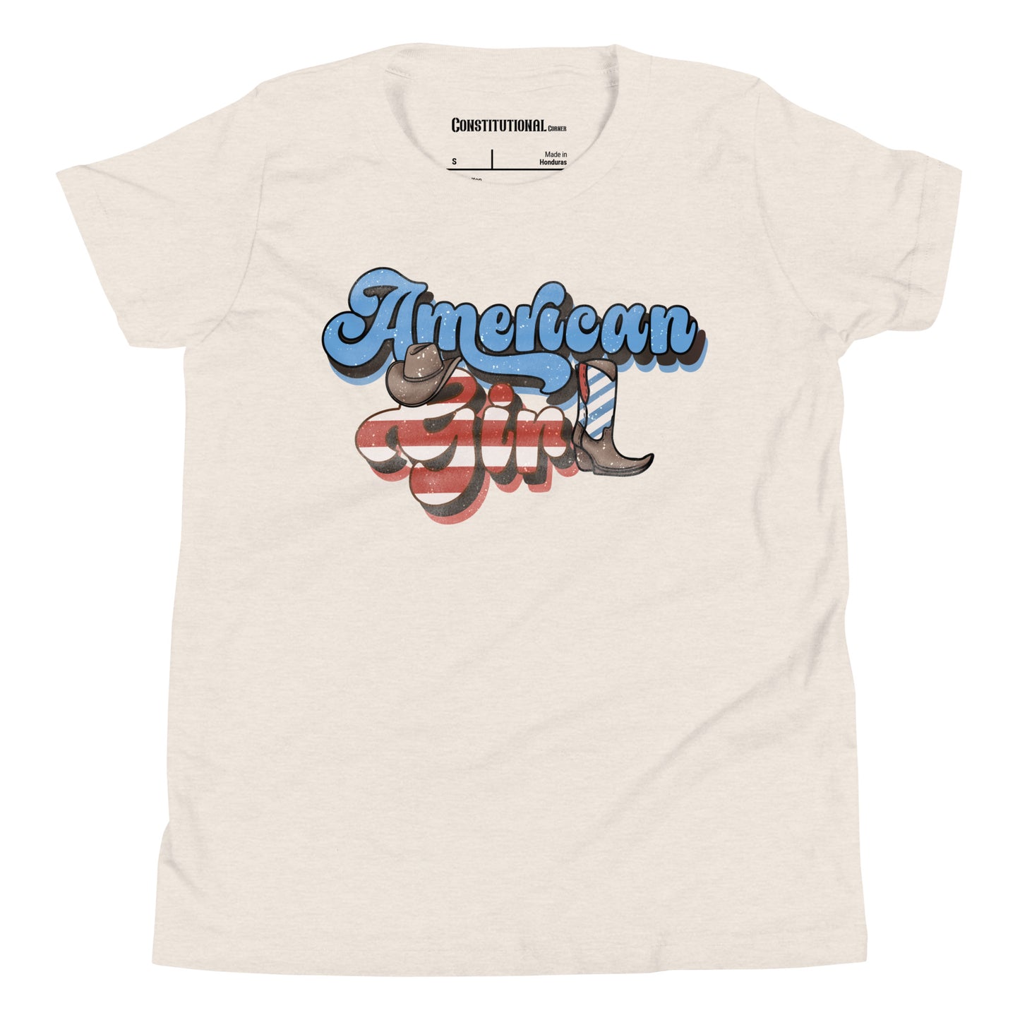 Patriotic T-Shirt for Kids "American Girl" TS320020