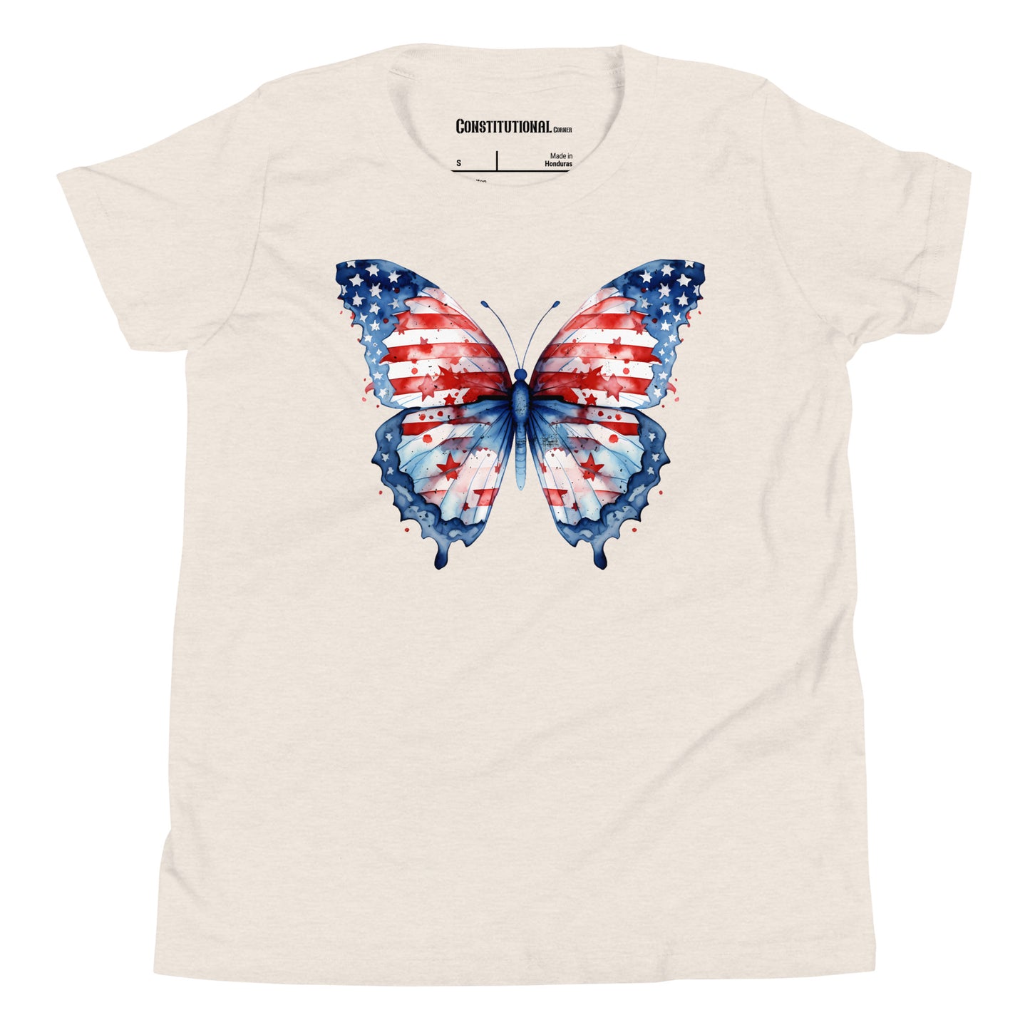 Patriotic T-Shirt for Kids "American Butterfly" TS320021