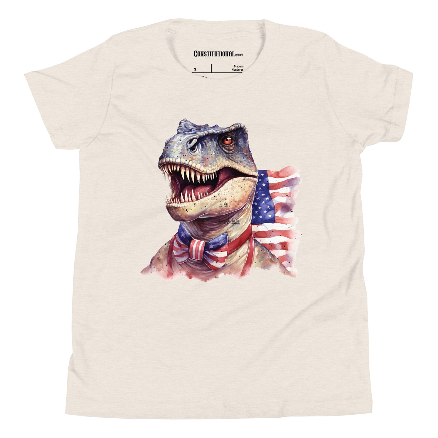 Patriotic T-Shirt for Kids "American T-Rex" TS320026