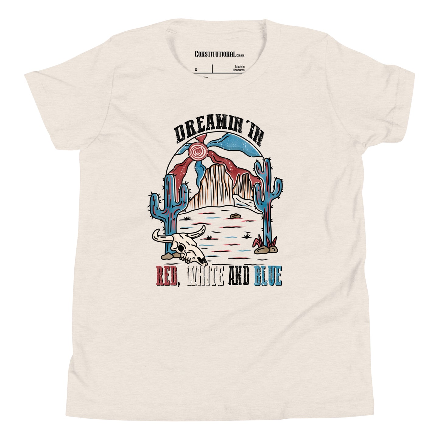 Patriotic T-Shirt for Kids "Dreamin 'in Red White & Blue" TS320031