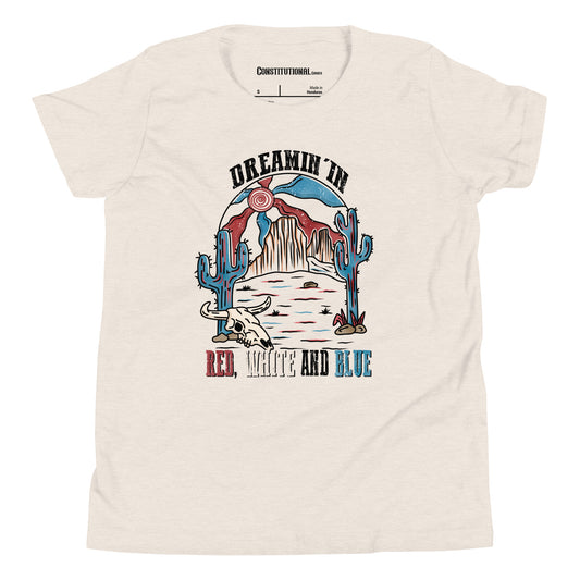 Patriotic T-Shirt for Kids "Dreamin 'in Red White & Blue" TS320031