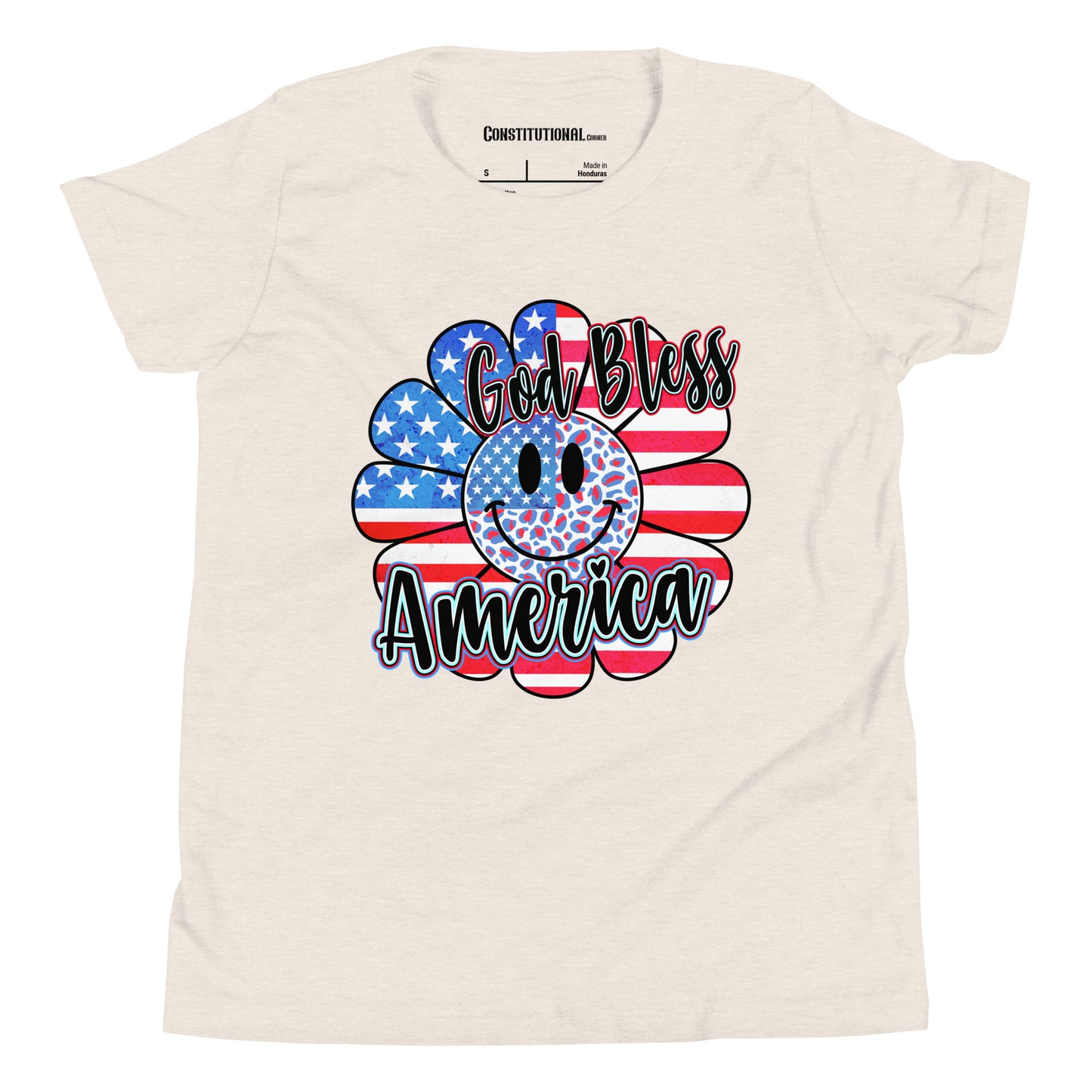 Patriotic T-Shirt for Kids "God Bless America" TS320032