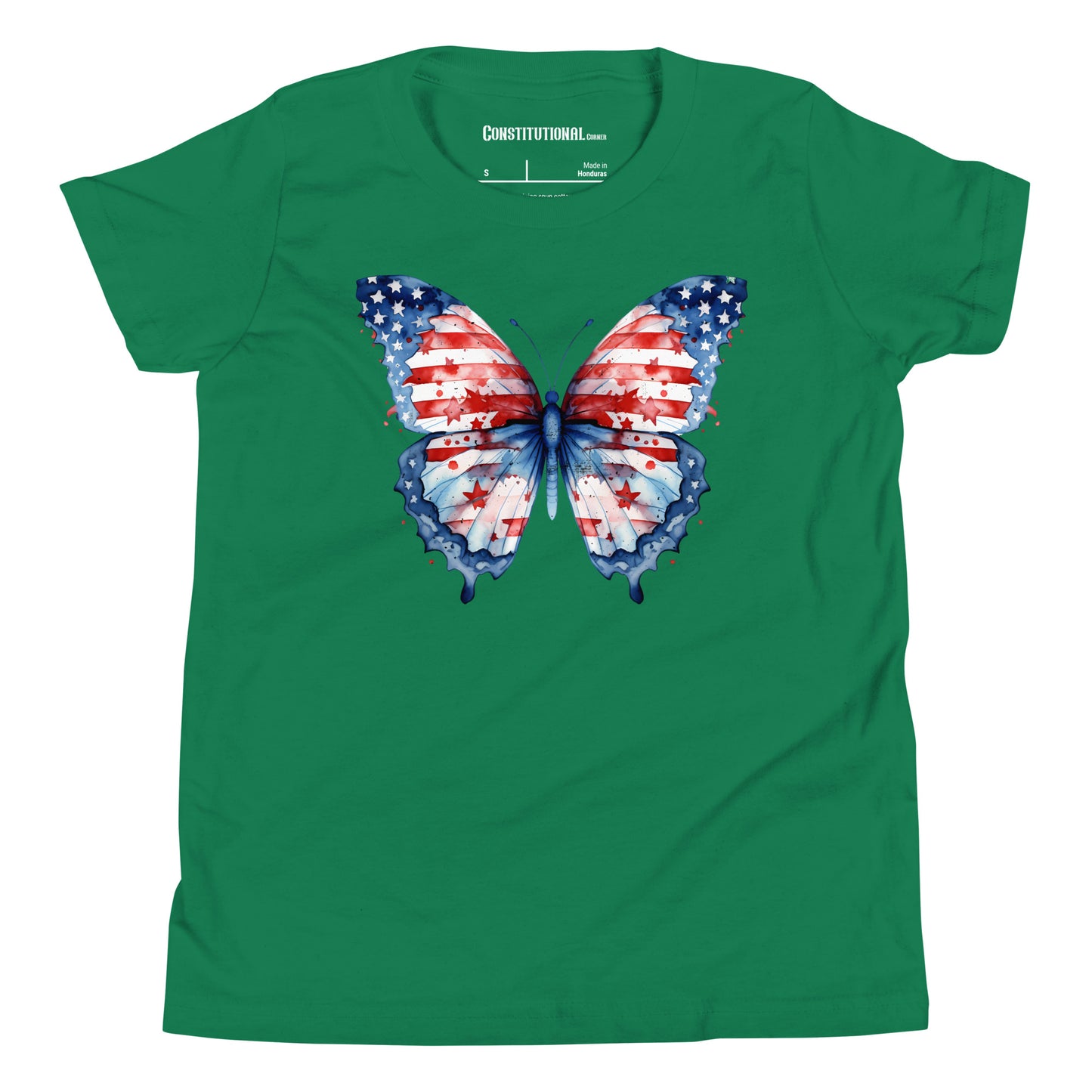 Patriotic T-Shirt for Kids "American Butterfly" TS320021