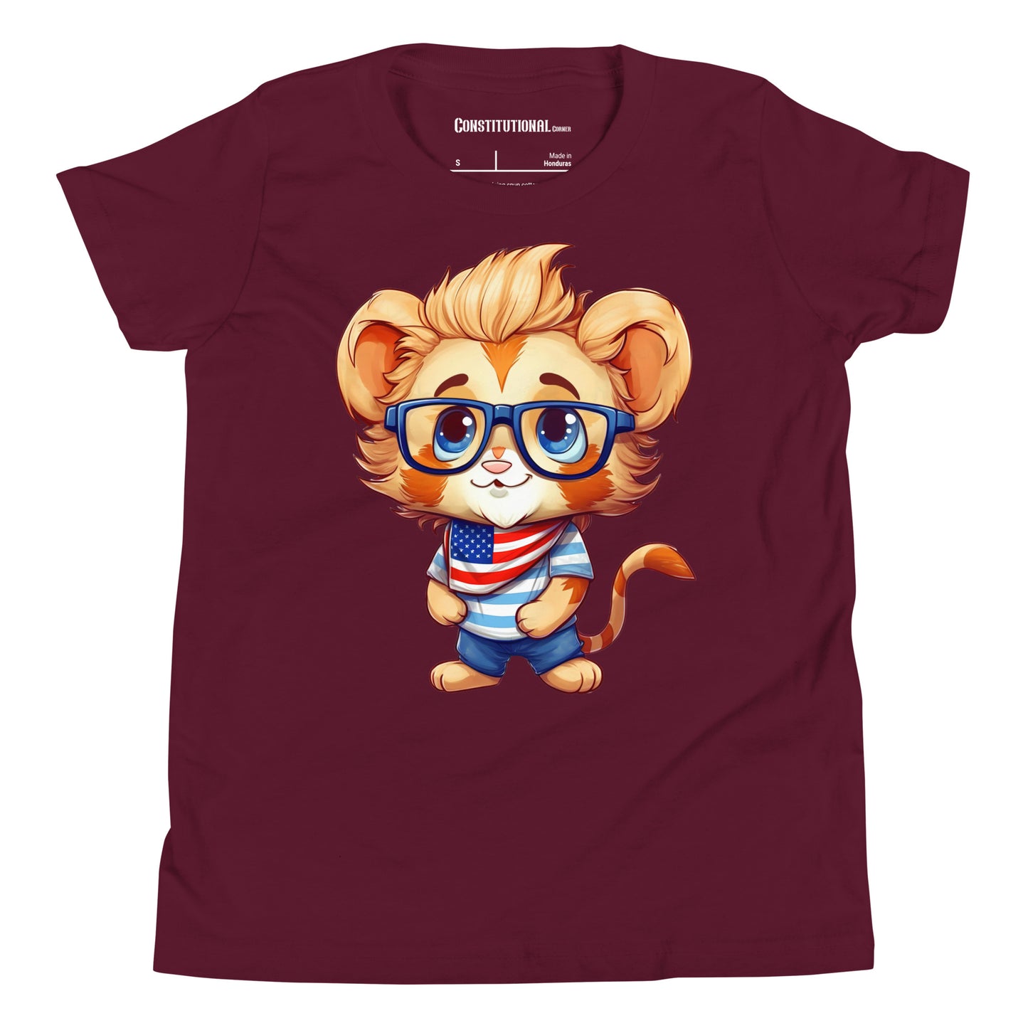 Patriotic T-Shirt for Kids "Cute Lion" TS320019