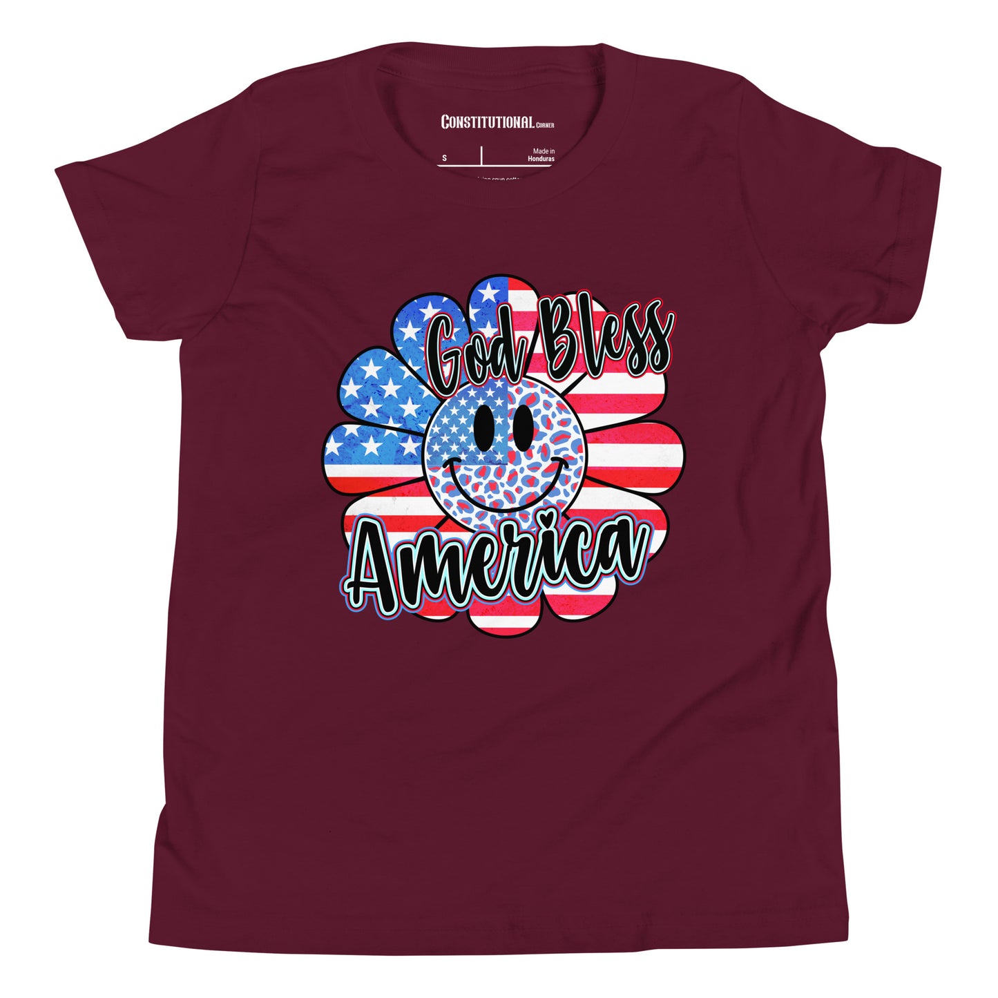 Patriotic T-Shirt for Kids "God Bless America" TS320032