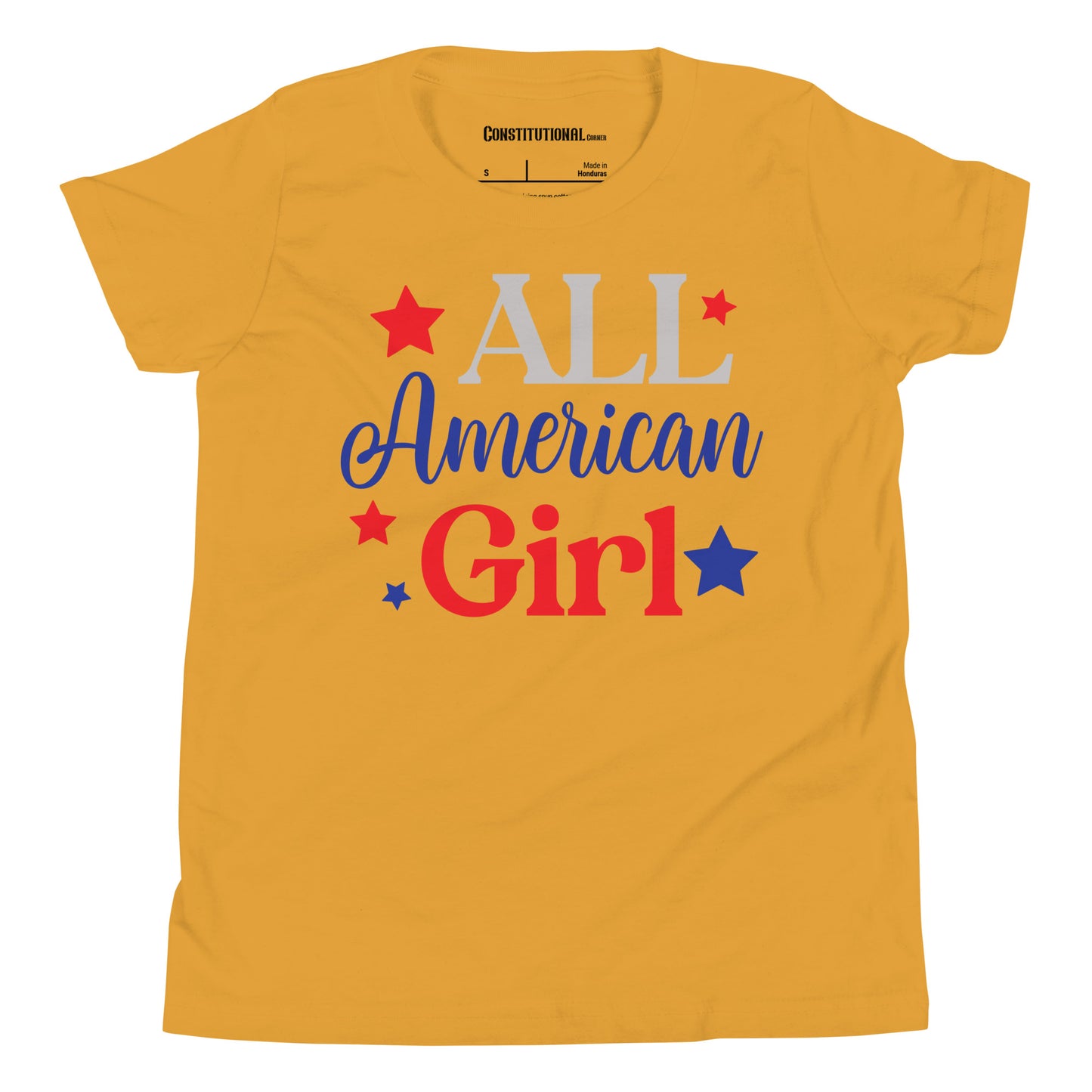 Patriotic T-Shirt for Kids "All American Girl" TS320003