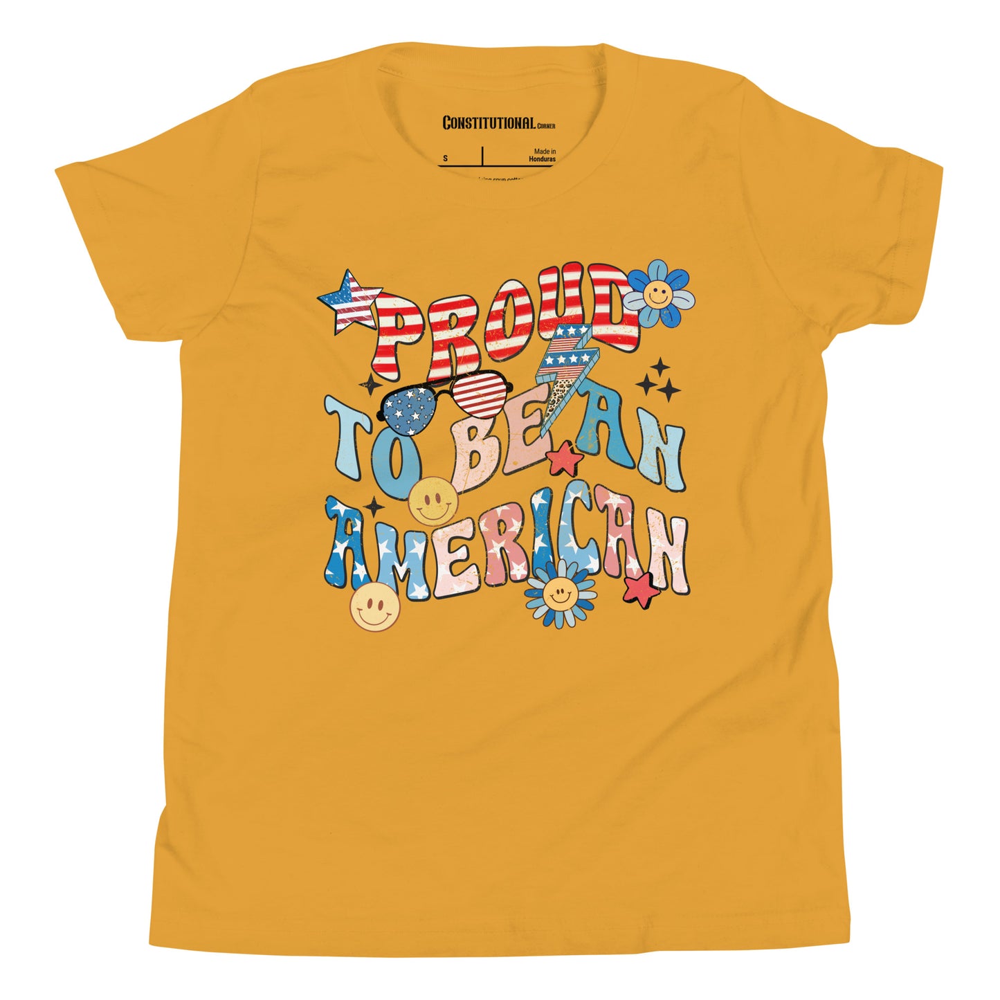 Patriotic T-Shirt for Kids "Proud to be an American" TS320009