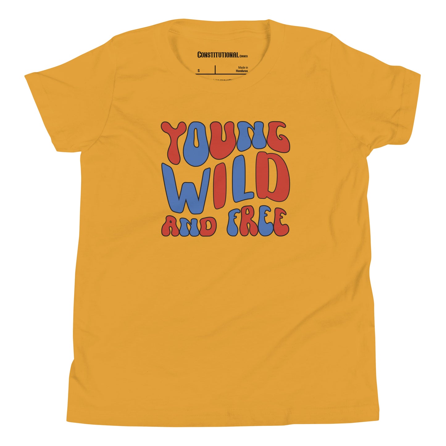 Patriotic T-Shirt for Kids "Young Wild and Free" TS320018