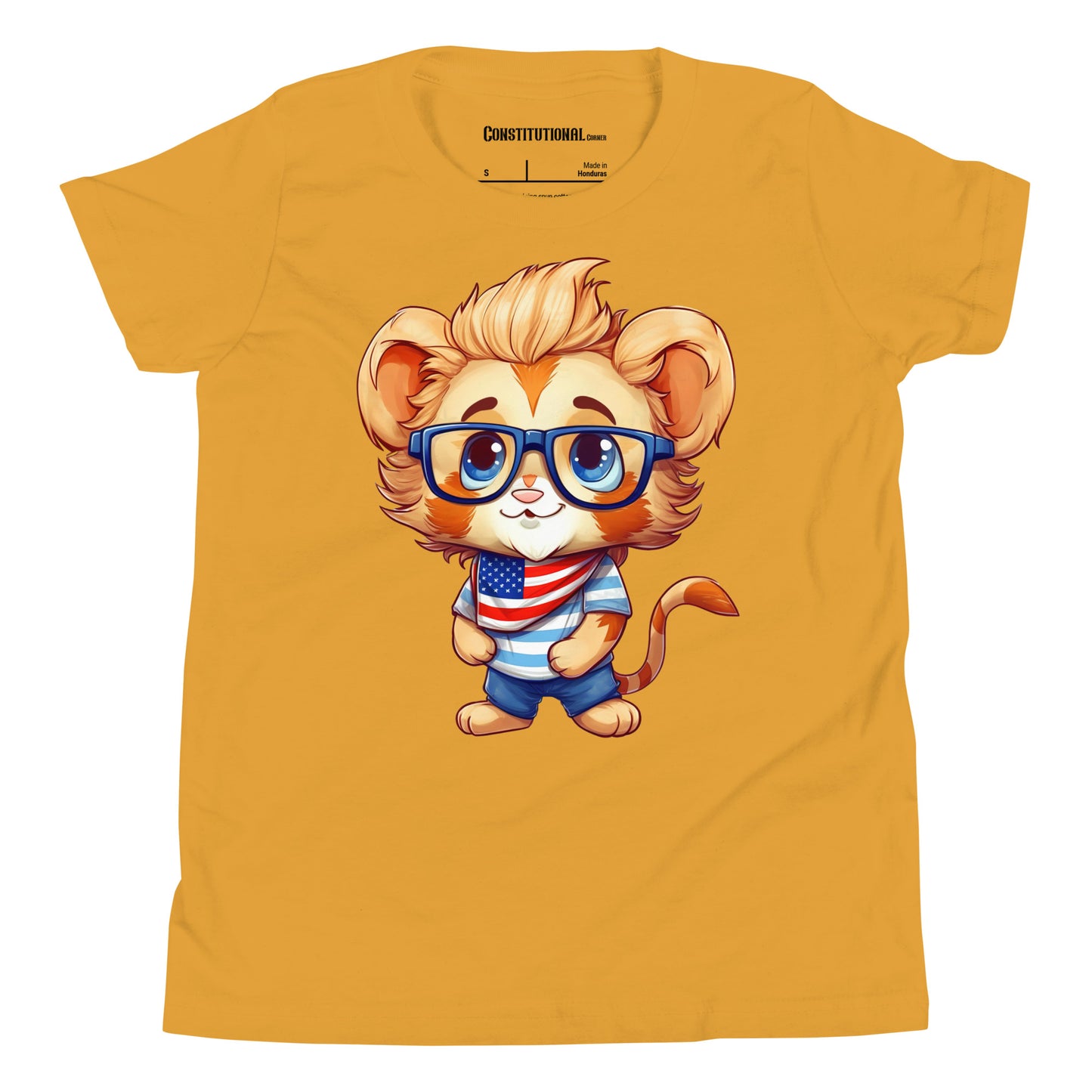 Patriotic T-Shirt for Kids "Cute Lion" TS320019