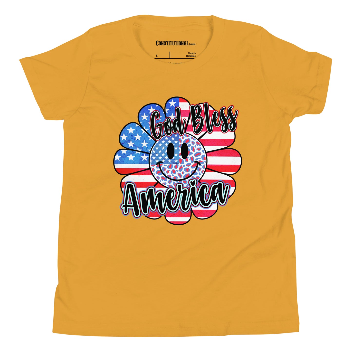 Patriotic T-Shirt for Kids "God Bless America" TS320032