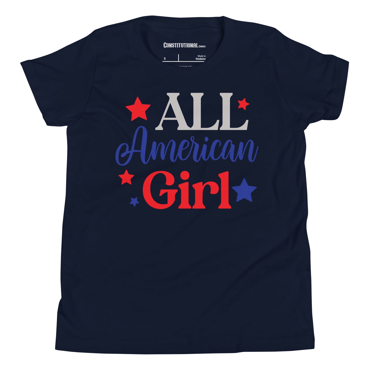 Patriotic T-Shirt for Kids "All American Girl" TS320003