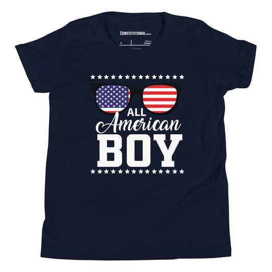 Patriotic T-Shirt for Kids "All American Boy" TS320004