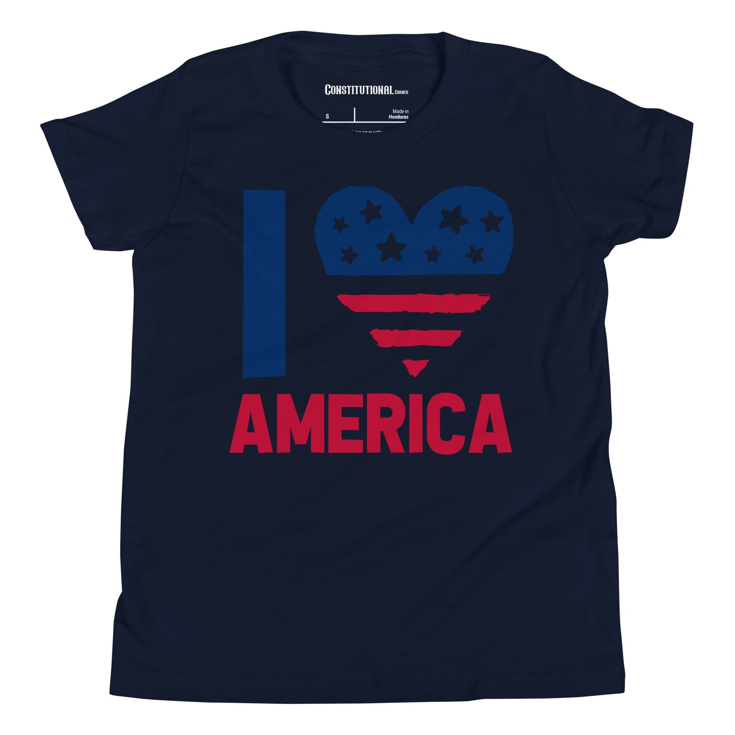 Patriotic T-Shirt for Kids "I Love America" TS320013