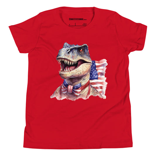 Patriotic T-Shirt for Kids "American T-Rex" TS320026