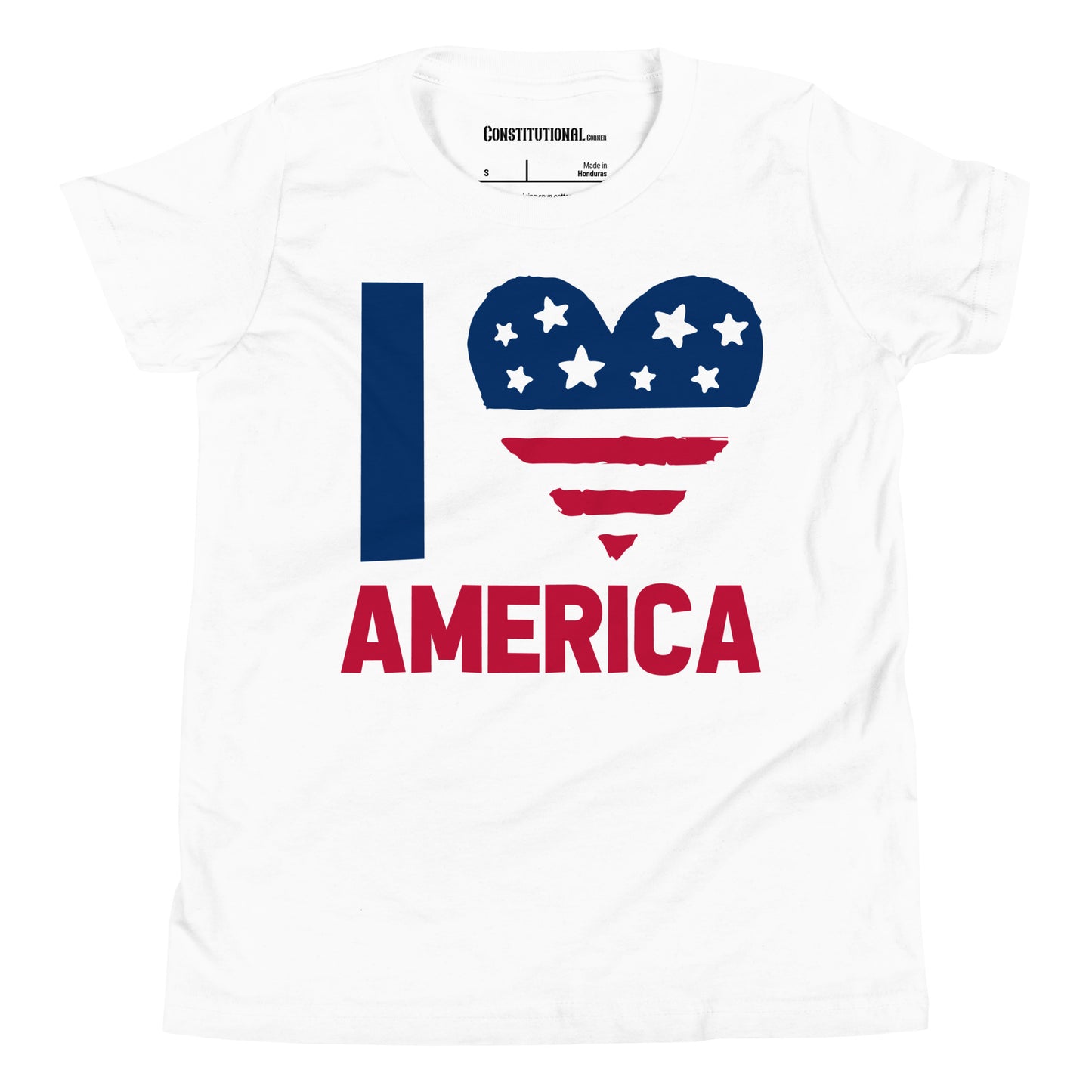 Patriotic T-Shirt for Kids "I Love America" TS320013