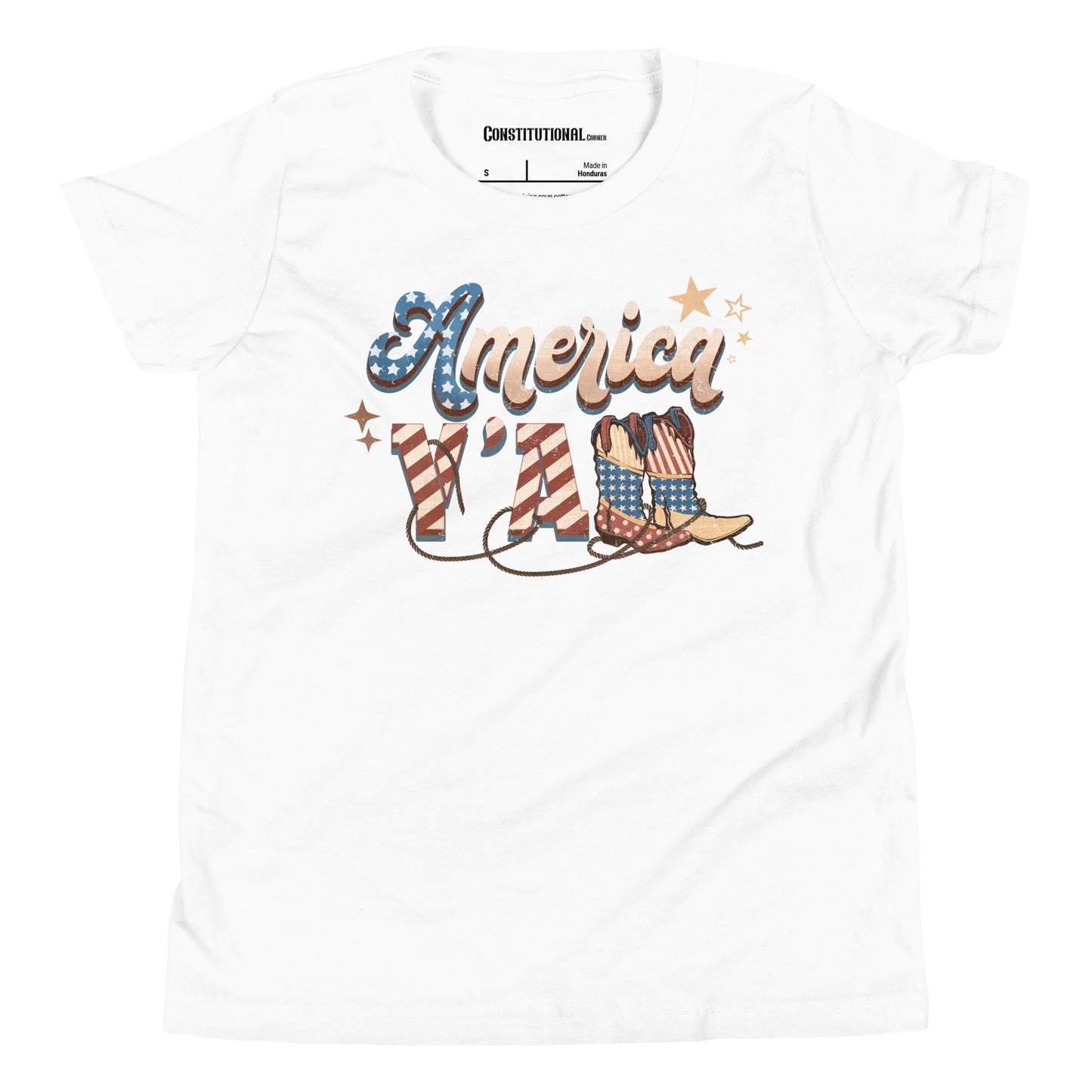 Patriotic T-Shirt for Kids "America Y'all" TS320014